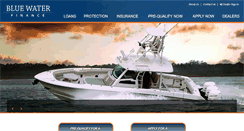 Desktop Screenshot of bluewaterfinance.com